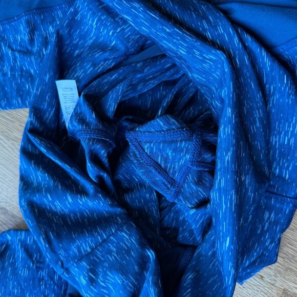 Kyodan Blue Space Dye Leggings Cropped Size XS - Picture 9 of 12